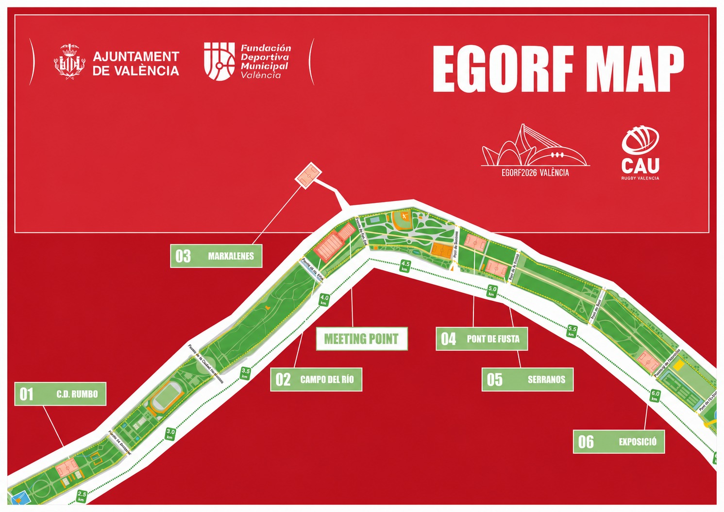 València ya tiene horarios de juego para el EGORF 2026