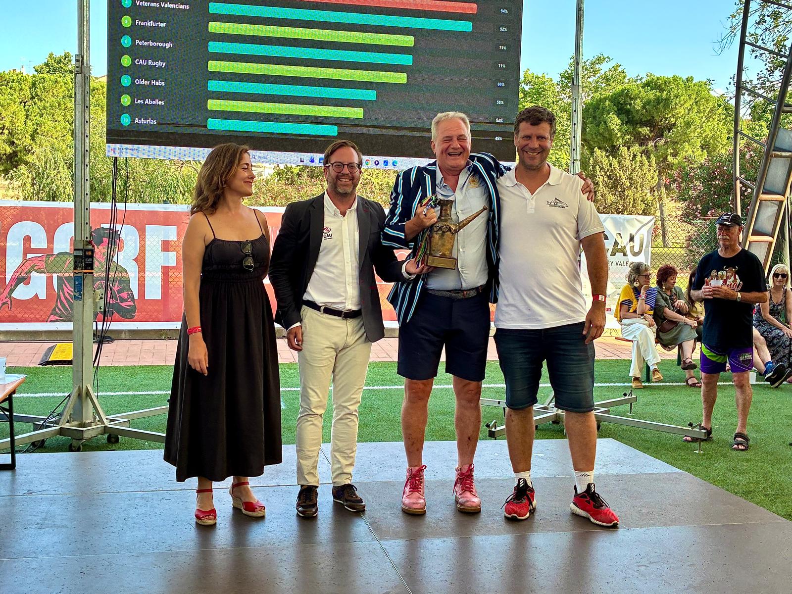 El CAU cierra el EGORF y sitúa a Valencia en el epicentro del rugby veterano